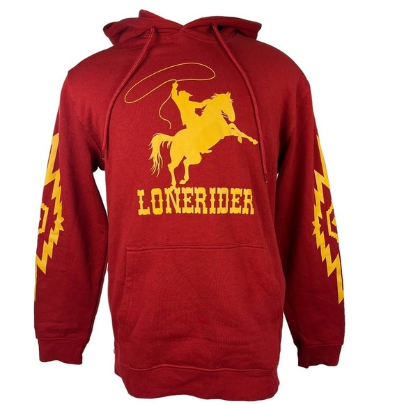 Forever 21 Cowboy Lasso‎ Graphic Hoodie Men's Size Large - Picture 1 of 8